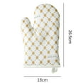 thumbnail image 6 of Hloma 1/2 Pcs Kitchen Oven Mittens Rough Palm Non-Slip Heat Resistant Protective Lightweight Anti-scalding Great Friction Cartoon Print Baking Mittens for Home, 6 of 8
