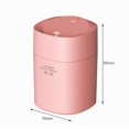 thumbnail image 3 of Humidificador de aire Aroma Difusor de aceite esencial USB Car Mute Mist Maker (Rosa), 3 of 5