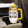 thumbnail image 5 of Women Yellow Stainless Coffee Momma Cups Black Butterfly Handle Glitter Steel Print For, Mama Bear Gifts, Tumbler 40 Oz With Handle Lid And Straw, Mama Bear Sunflower Leopard, 5 of 6