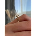 thumbnail image 6 of ESTE ORIGIN 2.5Ct Double Pear Toi et Moi Moissanite Engagement Ring 18K Rose Gold Two Stone Ring for Women US 5.5, 6 of 10