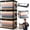 3Pcs*XL, variant on Clear Plastic Hinged Lid Storage Box Thick for Clothes Moving3Pcs*XL