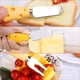 thumbnail image 5 of Juego de 6 cuchillos para queso, pequeños y bonitos cuchillos y tenedores para queso con mango de plástico, colección completa de cuchillos para queso de acero inoxidable para reuniones familiares,, 5 of 6