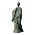 thumbnail image 1 of Estatua de monje de estilo chino, micropaisaje, regalo, centro de mesa coleccionable, arte artesanal, adorno de bonsái, decoración de mesa., 1 of 8