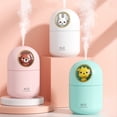 thumbnail image 3 of Mini humidificador adorable USB ABS Difusor de aire Difusor de aire Apartamento Mistolera pulverizador Bajo ruido 2 Modos Atomizer Home Supplies Rosa tipo 3 AweSitey HA012486-03B, 3 of 7