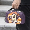 thumbnail image 2 of Halloween Digital Organizer Bag with Waterproof Oxford Cloth, 5.9x9.44x3.14 in, Hard Drive Bag, Digital Bag, Storage Box Small, Cable Organizer Clips Included, 2 of 6