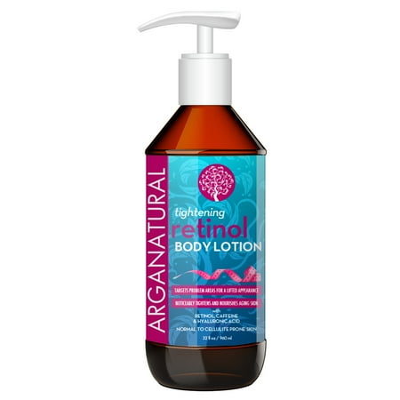 caffeine 32oz tightening 960ml hyaluronic lotion retinol organic body
