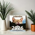 thumbnail image 4 of 2026 Calendar - 2026 Cute Cat Wall Calendar , 2026 Wall Calendar from January to December, Funny Calendar with Premium Paper, 7.9" x 7.9" Warm Gifts, 4 of 8