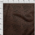 thumbnail image 2 of oneOone Viscose Jersey Brown Fabric Giraffe Animal Skin Diy Clothing Quilting Fabric Print Fabric By Yard 60 Inch Wide, 2 of 5