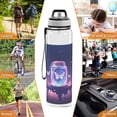 thumbnail image 7 of Butterflies Bottle Sports Water Bottle Portable Travel Mug 32oz BPA Free Leak Proof Straw Transparent Tritan for Gym Yoga Cycling Camping, 7 of 7