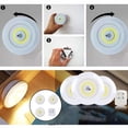thumbnail image 4 of Moderna luz debajo del gabinete LED COB luz nocturna control remoto lámpara 3 blanco claro blanco Yuyangstore Bajo la luz del gabinete, 4 of 8