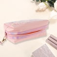 thumbnail image 2 of 1 Pc Bolsa de Maquillaje Portátil con Lentejuelas para Mujeres para Viajes, Vacaciones, Camping, Gimnasio, Rosa PU, 2 of 3