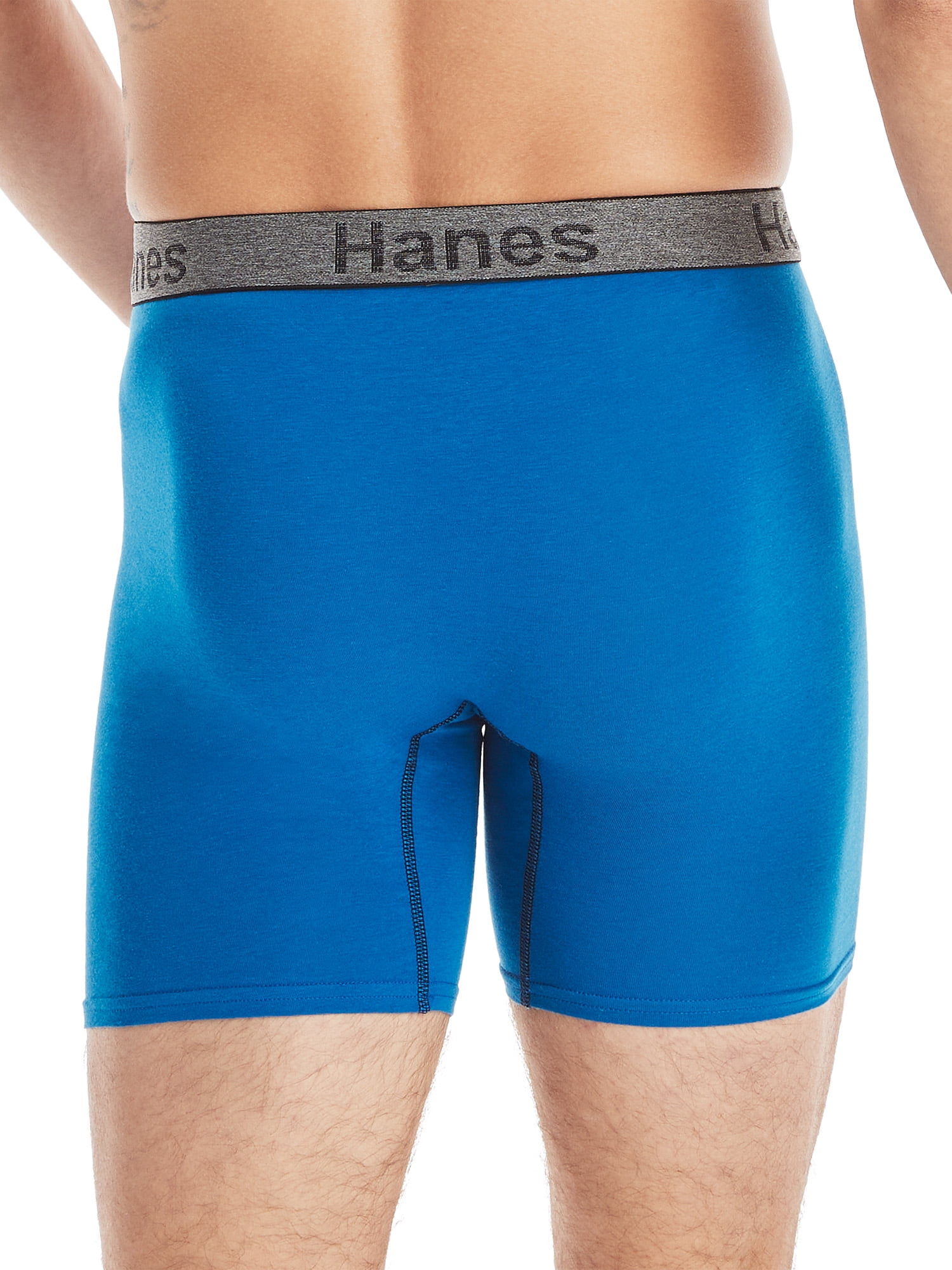 Hanes Mens Comfort Flex Fit Ultra Soft Cotton Stretch Boxer Briefs 3-Pack,  M 