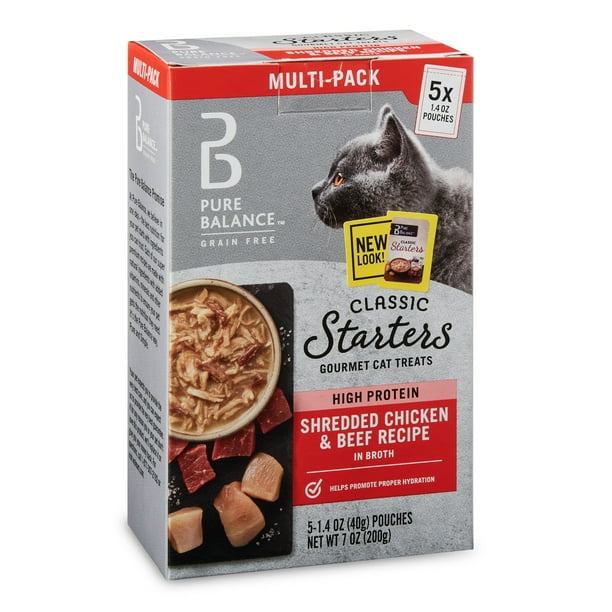 Pure Balance Classic Starters Gourmet Cat Treats, Shredded Chicken