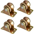 thumbnail image 1 of Bgsha 4PCS Pulley Steel Cable Pulley for Ropes 1-8mm Cable Pulley with 2 Ball Bearings, 1 of 10