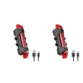 thumbnail image 3 of relayinert USB Bike Tail Light Bicycle Safety Cycling Reminding Rear Lamp Waterproof Taillight Wide Range Accessories Gear Red 2Set, 3 of 6