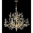 thumbnail image 2 of Fredrick Ramond Fr46810cpg 12 Light 2 Tier Candle Style Chandelier From The Eve Collection, 2 of 2