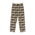 thumbnail image 6 of Daiia Dachshund Dog Woof Men's Sleep Pant with Pockets and Drawstring,Pajama Pants-Medium, 6 of 9