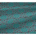 thumbnail image 4 of oneOone Cotton Jersey Turquoise Blue Fabric Geometric & Floral Block Sewing Fabric By The Yard Printed Diy Clothing Sewing Supplies 58 Inch Wide, 4 of 4