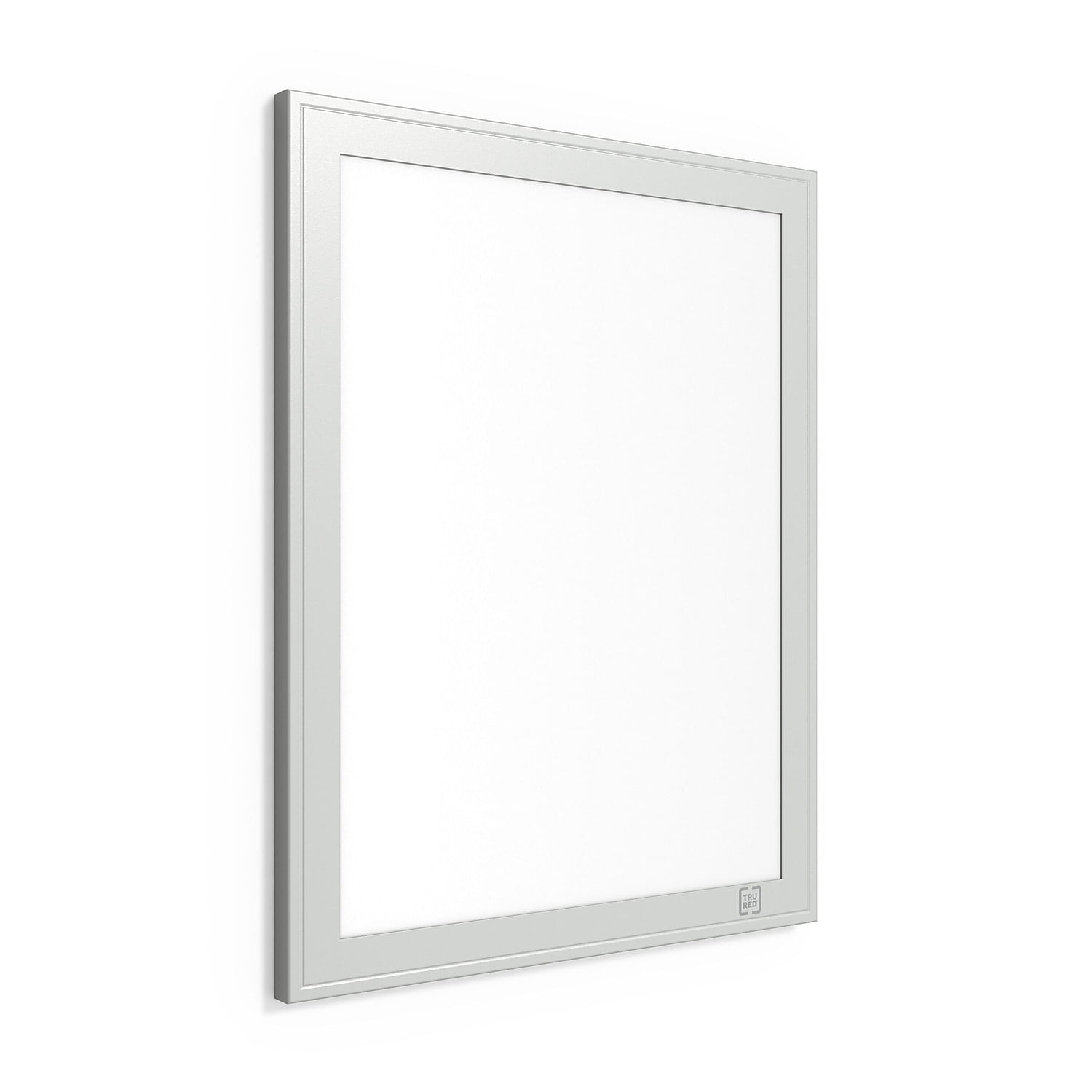 Staples TRU RED Magnetic Steel Dry Erase Board Satin Frame 2' x 2