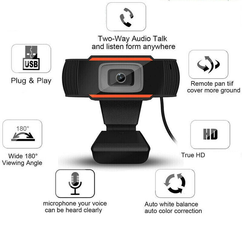 USB computer webcam 1080P 2K network monitoring 720P online class live streaming PC online broadcasting webcam auto focus,Fixed focal length-720P