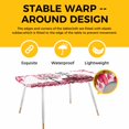 thumbnail image 4 of Valentine's Day Table Cloths for 8 Foot Rectangle Tables, Love Tree Branch Truck Roses Romantic Patio Waterproof Elastic Fitted Tablecloths, Washable Rectangular Table Cover for Camping, 4 of 8