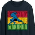 thumbnail image 3 of Marvel Black Panther - King Of Wakanda - Men's Long Sleeve Graphic T-Shirt, 3 of 5