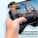 thumbnail image 5 of Injueey Paquete de 2 disparadores de juegos, juegos de disparos para teléfonos móviles portátiles, Joysticks Gamepad para controlador de 67-76mm, Videojuegos y accesorios, 5 of 6