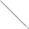 thumbnail image 3 of 14K White Gold Jbsp's Polished Fancy Link Bracelet (7 X 6) Made In Turkey lf536-7, 3 of 6