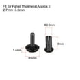 thumbnail image 2 of Unique Bargains Push Clip Rivet 2.6mm x 5mm PCB Circuit Panel Nylon Fastener Black 50Pcs, 2 of 3