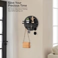 thumbnail image 3 of Portallaves de Pared, con y Estante, de Madera, Color Negro, 3 of 5