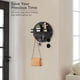 thumbnail image 3 of Portallaves de Pared, con y Estante, de Madera, Color Negro, 3 of 5
