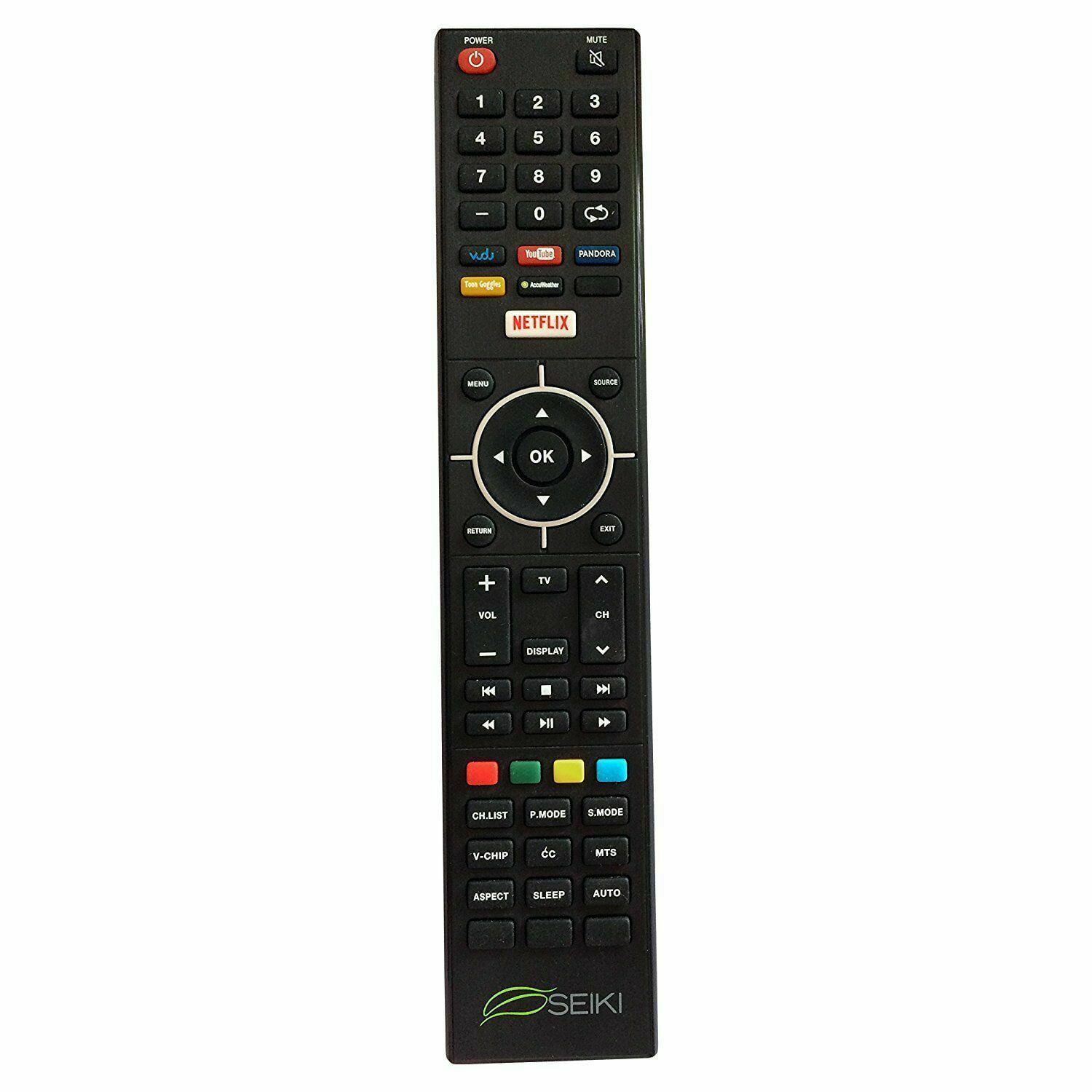 Toevallig Hedendaags Score Seiki 845-058-02B01 Smart TV Remote Control - Walmart.com