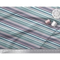 thumbnail image 2 of Soimoi Polyester Crepe Fabric Horizontal Stripe Printed Fabric 1 Yard 42 Inch Wide, 2 of 5