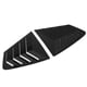 thumbnail image 3 of 2 piezas/juego de persianas para ventana lateral trasera de coche, repuesto negro brillante para Mazda 3 Axela 4Dr Sedan 2020-2021, 3 of 15