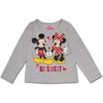 thumbnail image 3 of Minnie Mouse Girls 3 Pack Character Long Sleeve Sleeve Tees, 4-6X, 3 of 8