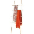 thumbnail image 4 of Freestanding Towel Ladder Rack, Space Saving, No-Scratch Wood, for Household Use, White, 4 of 16