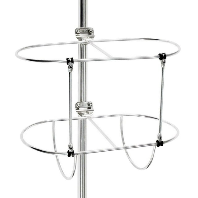 Soporte de Doble Guardabarros Cola Cesta de Acero Inoxidable