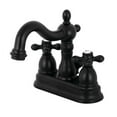 thumbnail image 1 of Kingston Brass KB1600AX Robinet de Toilette Traditionnel 4 Po - Noir Mat, 1 of 2