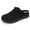 Black, variant on Mules for Women Wide Slip-on Shoes Comfortable Backless Walking Shoes with Removable Sole