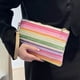 thumbnail image 4 of Bolso de sobre Colorido Monedero de mujer Hecho a mano Portátil Elegante Simple para ir de compras, 4 of 8