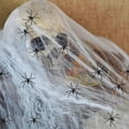 thumbnail image 4 of Décor de Crâne d'Halloween Boc, Ornement de Crâne Squelette Activé par la Voix Effrayante avec Yeux Rouges à DEL et Fausse Araignée, Maison Hantée Décorative Pro, 4 of 9