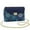 Blue Mandala, variant on Pzuqiu Sunflower Cat Leather Crossbody Bag Trendy Craftsmanship Small Leather Crossbody Bags for Women Soft Compact with Chain Strap Fashion for Teen Girls-Women