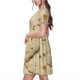 thumbnail image 2 of Disketp Taco Tortillas para Vestido de Manga Corta para Mujeres, Vestidos de Verano para Mujeres, Casual y Holgado para la Playa, 2 of 6