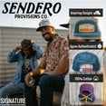 thumbnail image 2 of Sendero Provisions Co. Brochacho Unisex Corduroy Snapback Rope Hat (Blue), 2 of 9