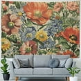 thumbnail image 4 of Orinice Vintage Flowers Tapestry Wall Hanging Unique Style Graphic Tapestries Home Wall Decor Art for Living Room Bedroom Apartment Farmhouse Dorm 40x30inch, 4 of 6