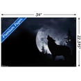 thumbnail image 2 of Wolf - Howl Wall Poster with Push Pins, 22.375" x 34", 2 of 3