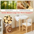 thumbnail image 6 of Spaco Kids Art Table and Chair Set with Drawer Paper Roll and 2 Markers-White, Toddler Table and Chair Set for Arts & Crafts, Snack Time, Homeschooling, Homework, 6 of 7