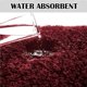 thumbnail image 5 of Huoguo Bathroom Rug Non Slip Bath Mat For Bathroom (16 X 24, Red) Water Absorbent Soft Microfiber Shaggy Bathroom Mat Machine Washable Bath Rug For Ba, 5 of 5