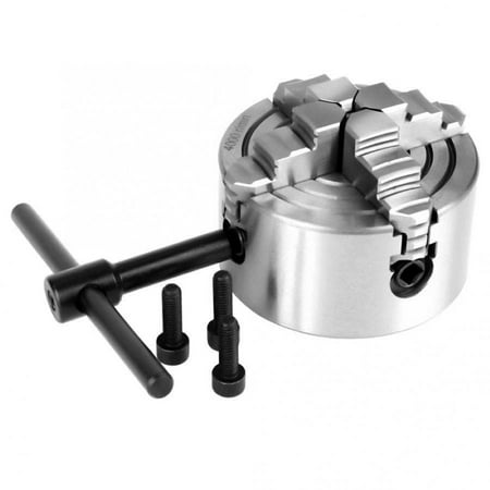 

fanshao 80mm 4-Jaw Self-Centering Lathe Chuck Linkage Fixture Lock Rod Woodworking Drill