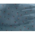 thumbnail image 4 of oneOone Georgette Viscose Fabric Leaves & Rose Flower Printed Fabric 1 Yard 42 Inch Wide, 4 of 4